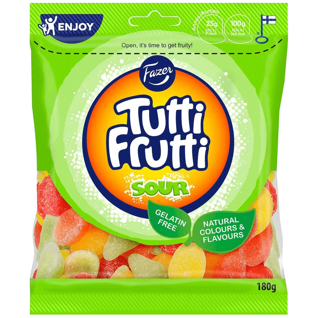 Tutti Frutti Sour - Swedish Candy Store