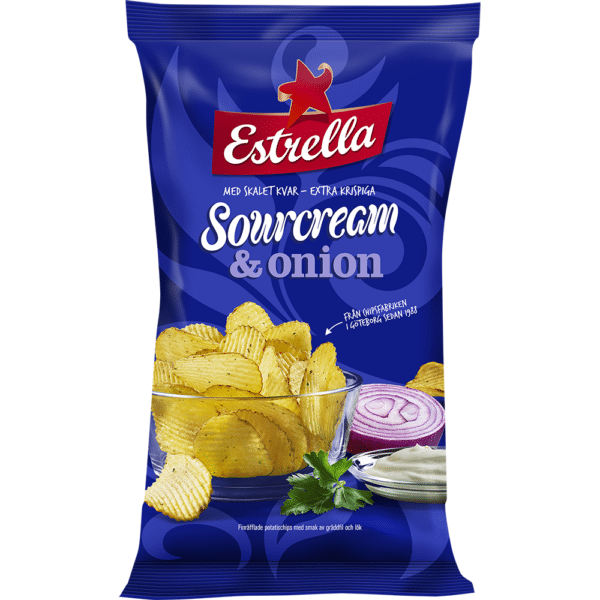 Sourcream Onion Chips Estrella
